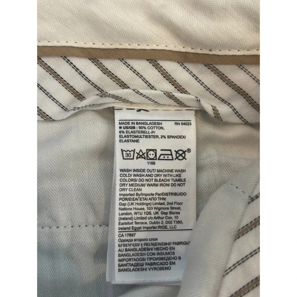 Banana Republic Mason Athletic Tapered Fit Navy Blue Chino Pants Mens 32x32